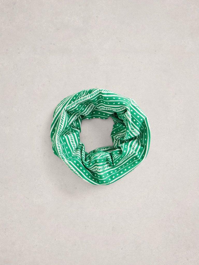 Versatile Neck Jersey Roll in GREEN MLT - FLAT FRONT