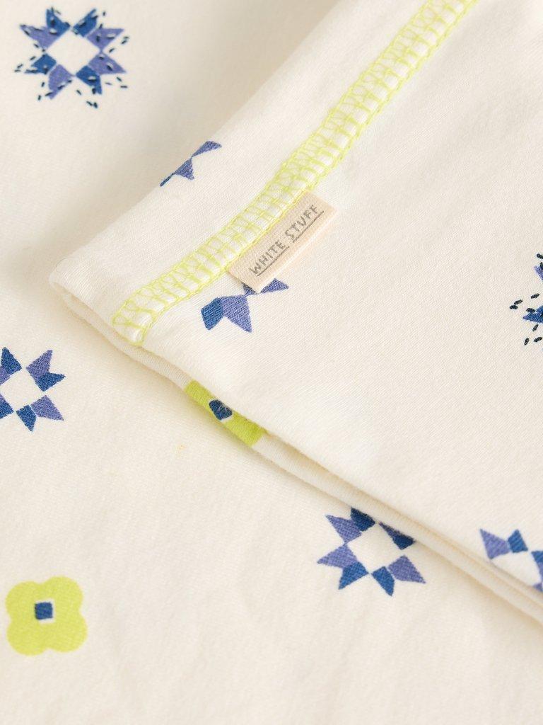 Versatile Neck Jersey Roll in IVORY MLT - FLAT DETAIL