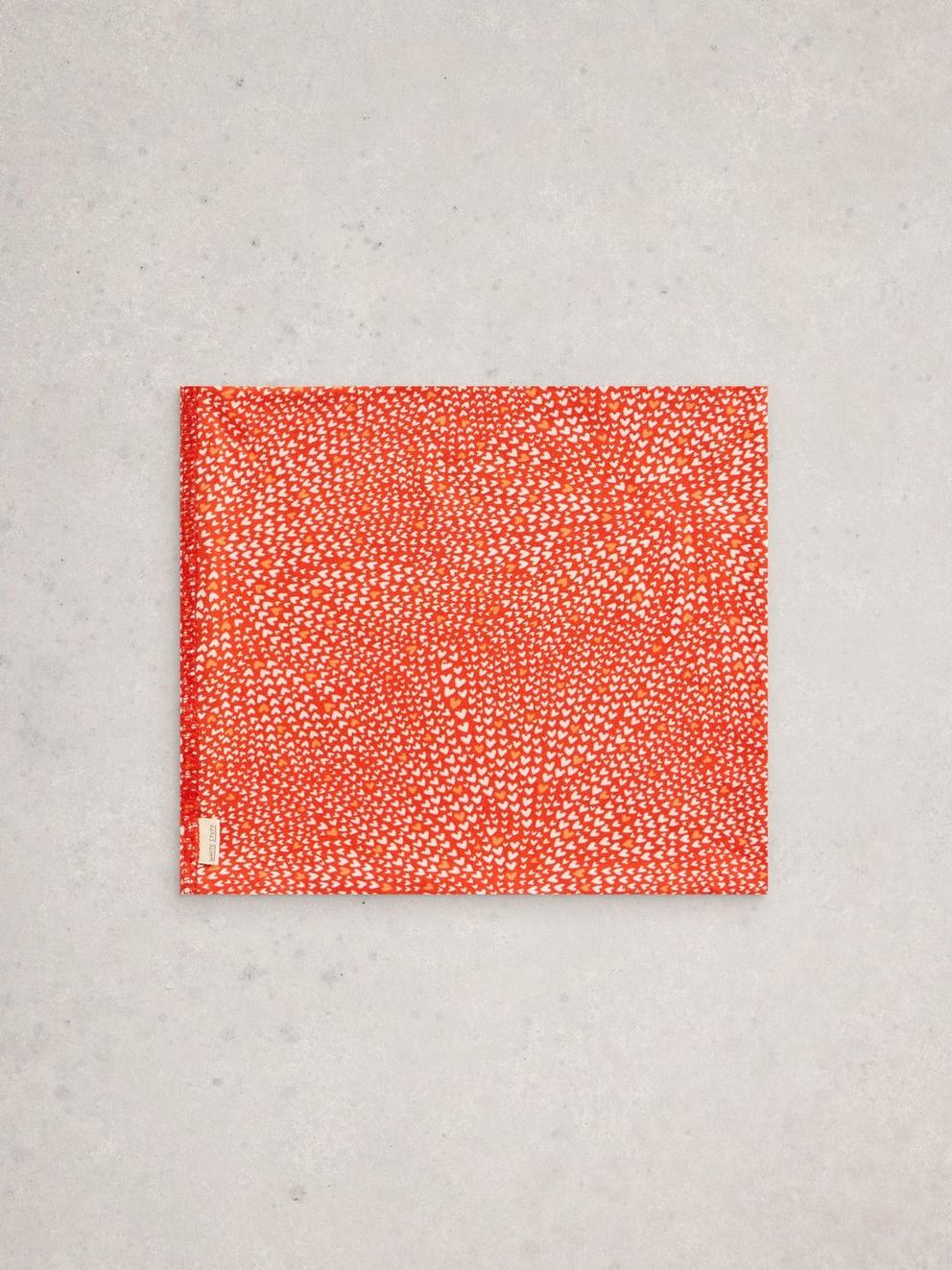 Versatile Neck Jersey Roll in RED PR - FLAT BACK