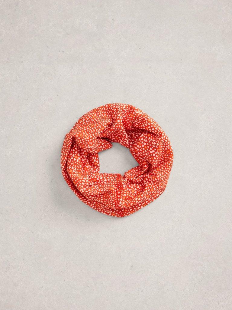 Versatile Neck Jersey Roll in RED PR - FLAT FRONT