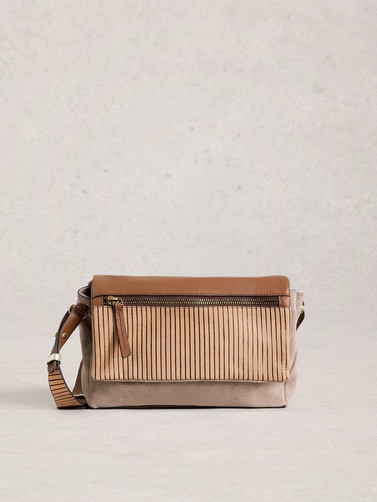 Tiggy Zip Crossbody Bag in TAN MULTI - LIFESTYLE