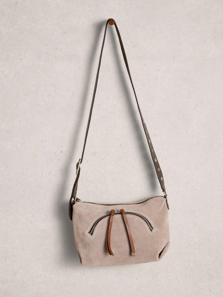 Hollie Crossbody Bag in LGT NAT - FLAT FRONT