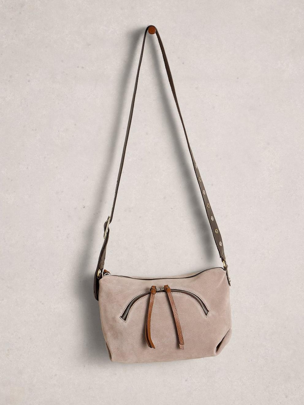 Hollie Crossbody Bag in LGT NAT - FLAT FRONT