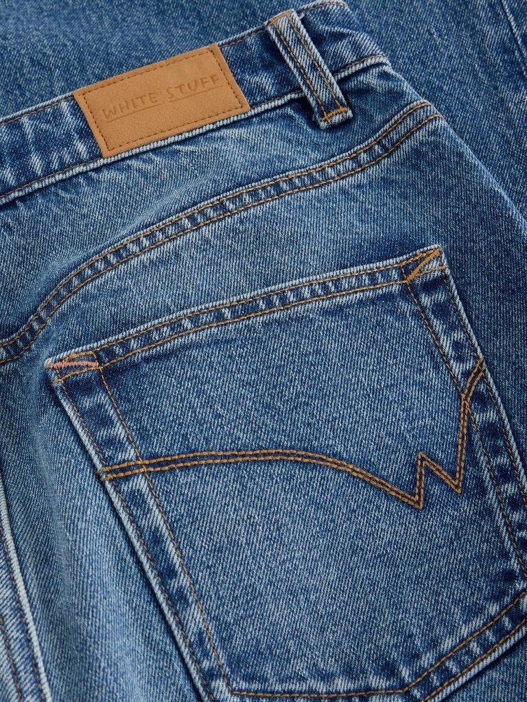 Frankie Flare Jeans in MID DENIM - FLAT DETAIL