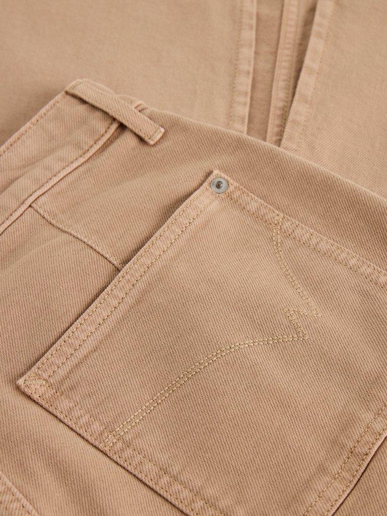 Tia Midi Denim Skirt in DK NAT - FLAT DETAIL