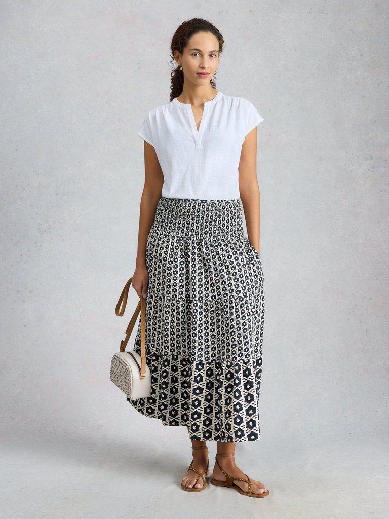 Jersey Marissa Maxi Skirt in BLK PR - LIFESTYLE