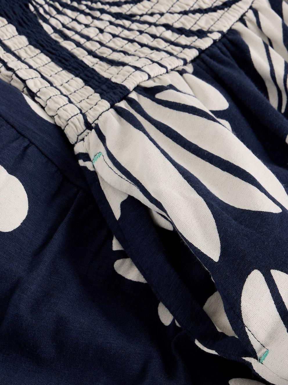 Jersey Marissa Maxi Skirt in NAVY MULTI - FLAT DETAIL