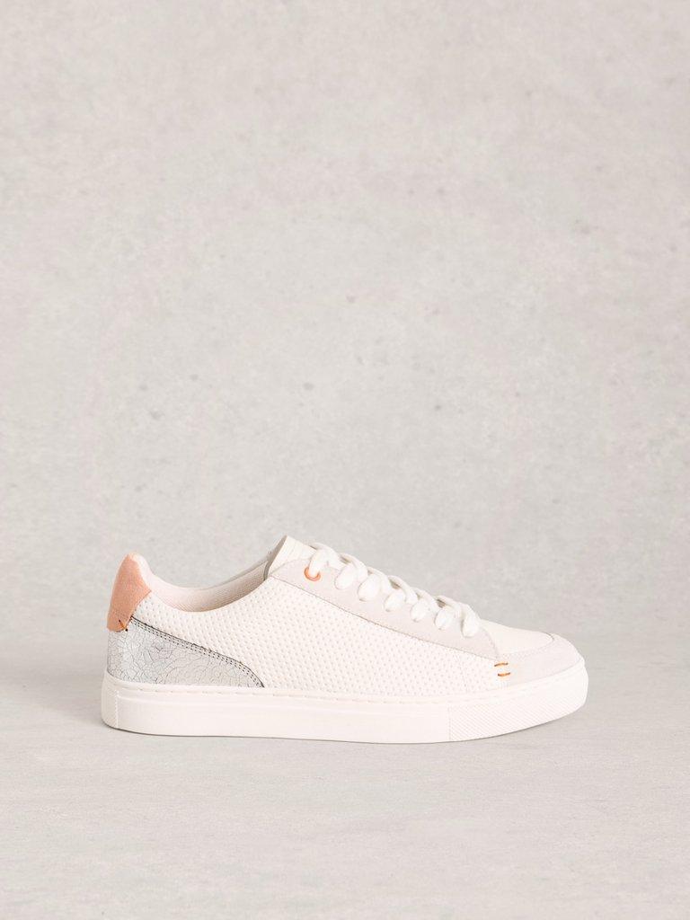Tori Perforated Trainer in WHITE MLT - LIFESTYLE