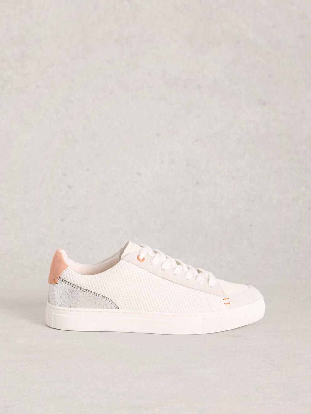 Tori Perforated Trainer in WHITE MLT - LIFESTYLE