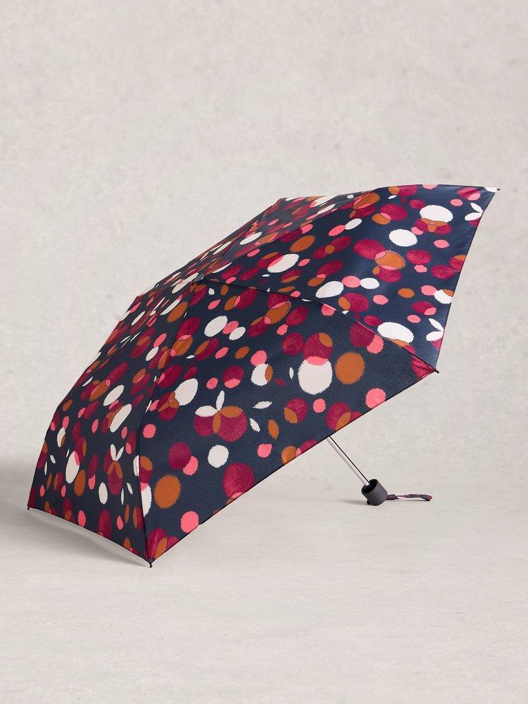 Umbrella in NAVY MULTI - FLAT FRONT