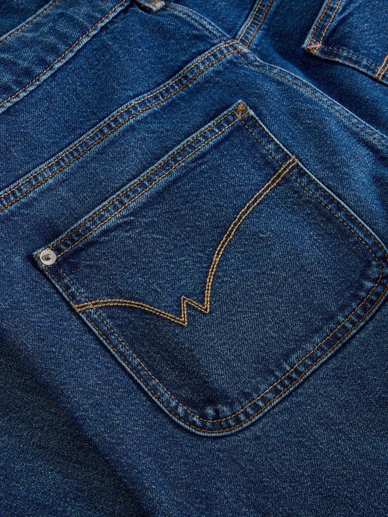 Tia Wide Leg Full Length Jean in DK DENIM - FLAT DETAIL