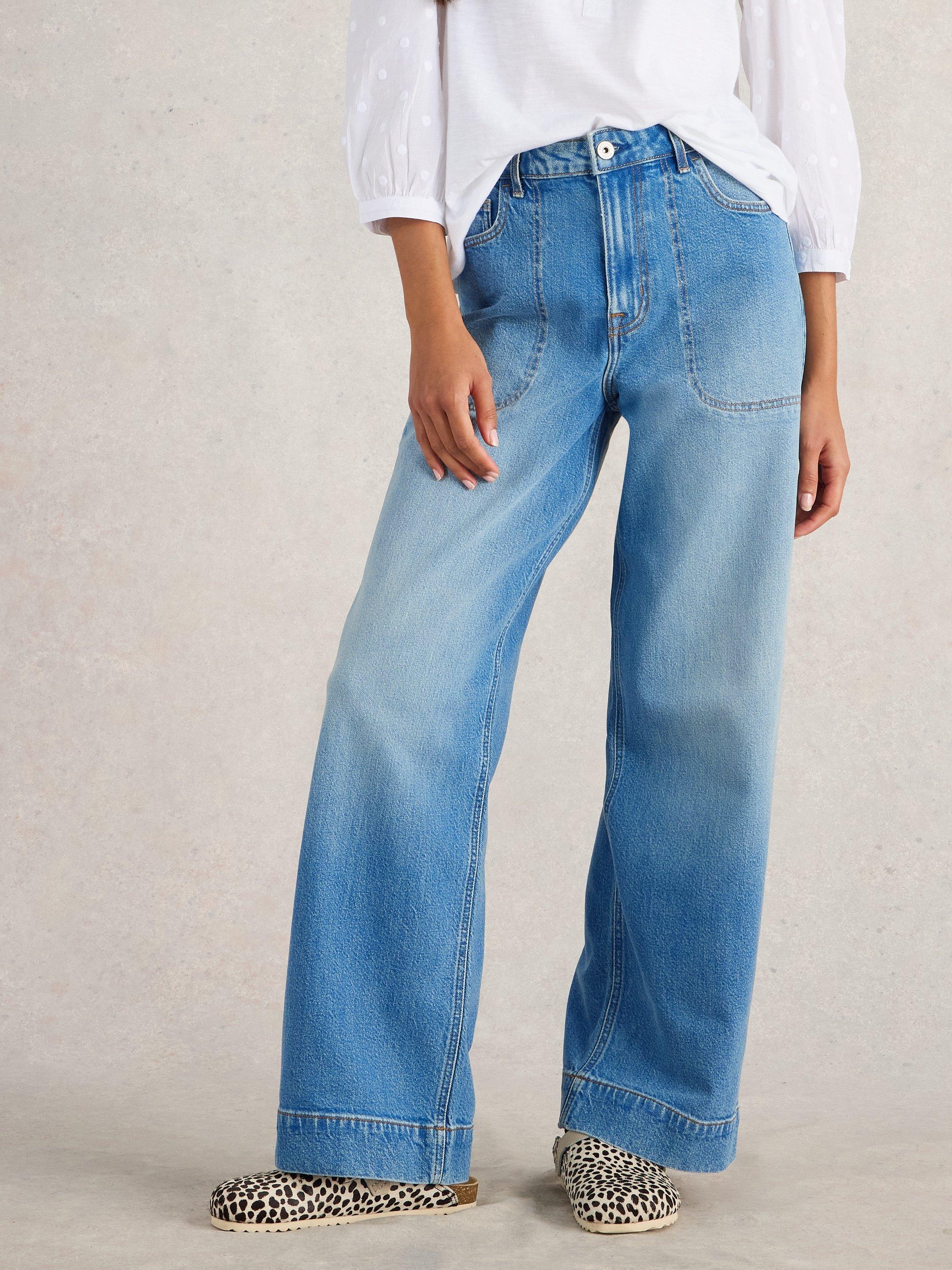 Shop Tia Wide Leg Jean