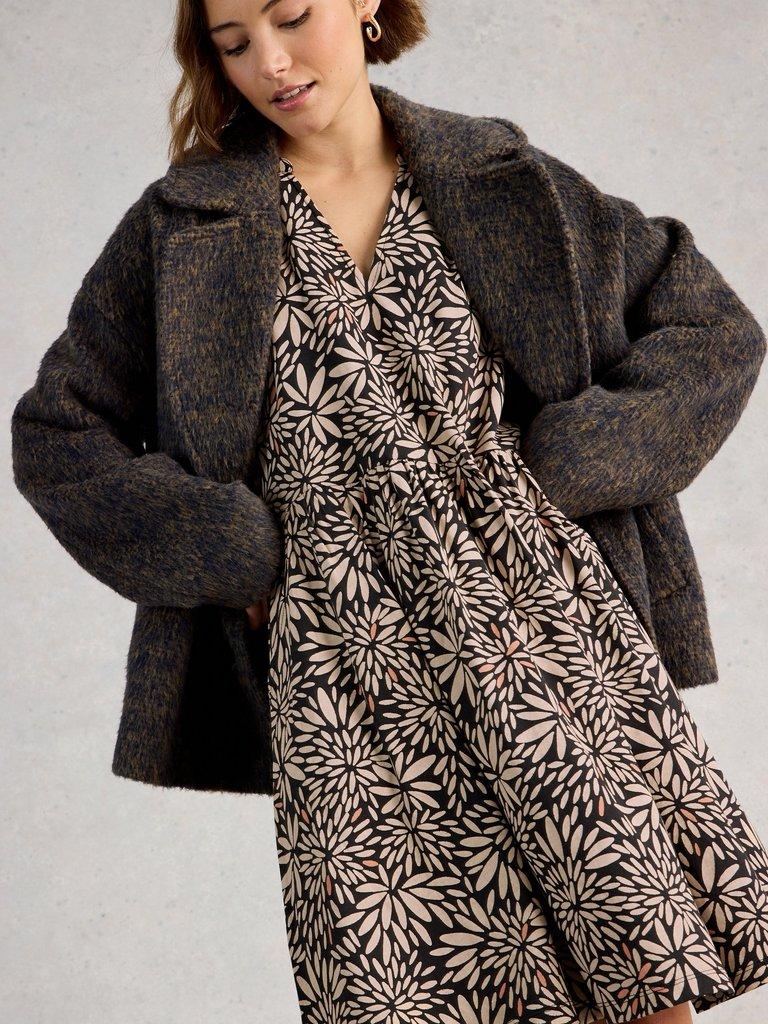 Lola Jersey Dress in TAN MULTI - LIFESTYLE