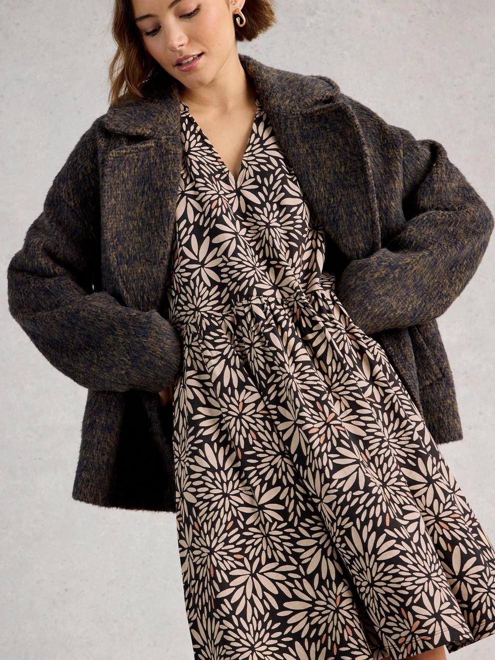 Lola Jersey Dress in TAN MULTI - LIFESTYLE