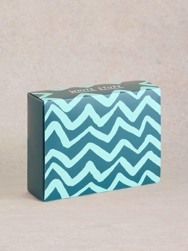 4PK Man About Town Socks in NAT MLT - FLAT BACK