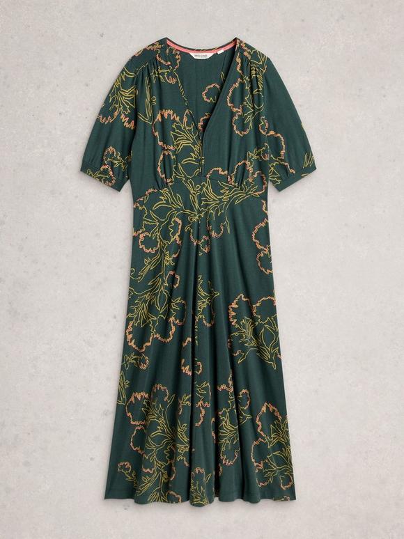 sachin and babi light blue dress Sage Green Floral Embroidered Dress