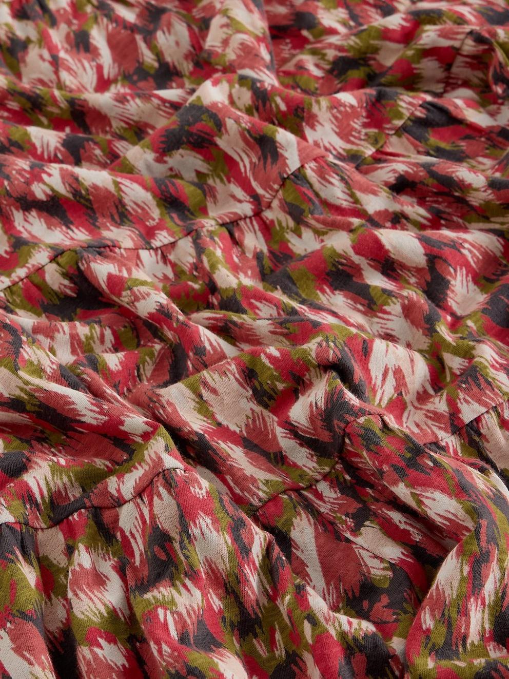 Tabitha Jersey Dress in PINK PR - FLAT DETAIL