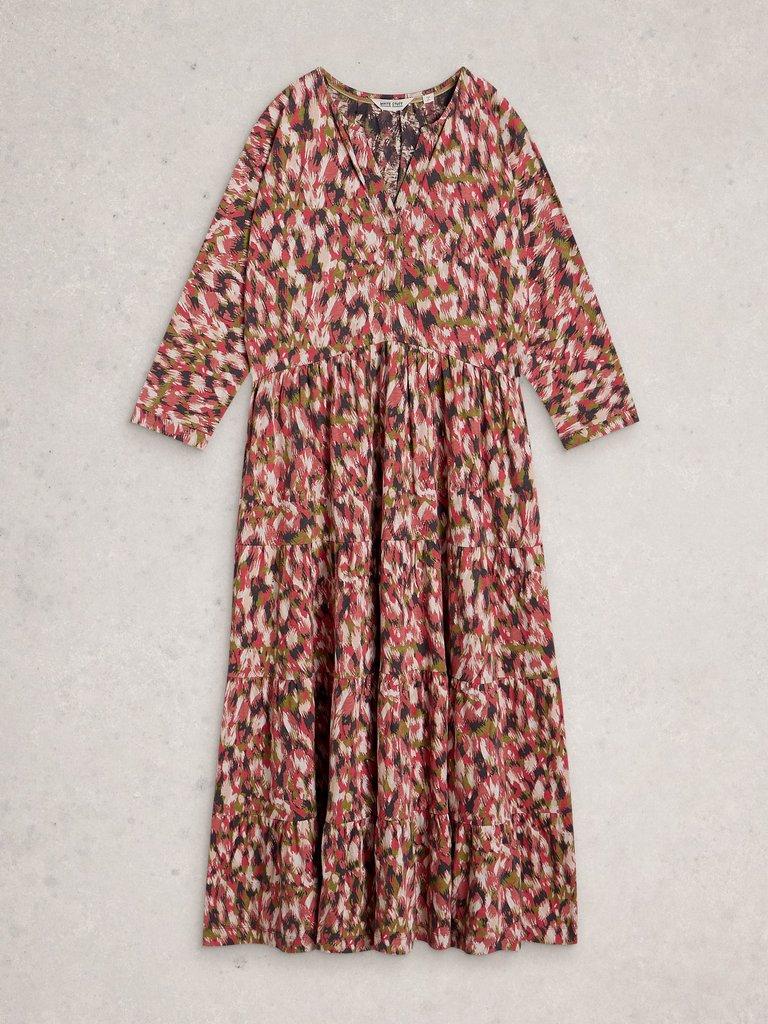 Tabitha Jersey Dress in PINK PR - FLAT FRONT