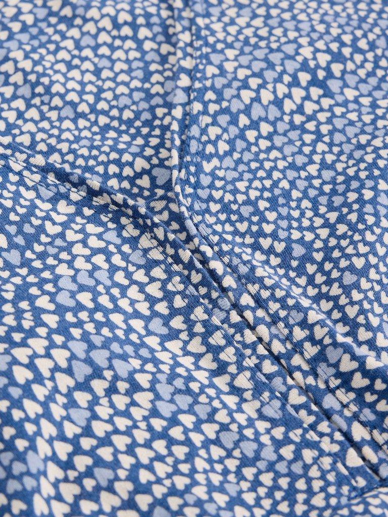 Meg Jersey Dress in BLUE MLT - FLAT DETAIL