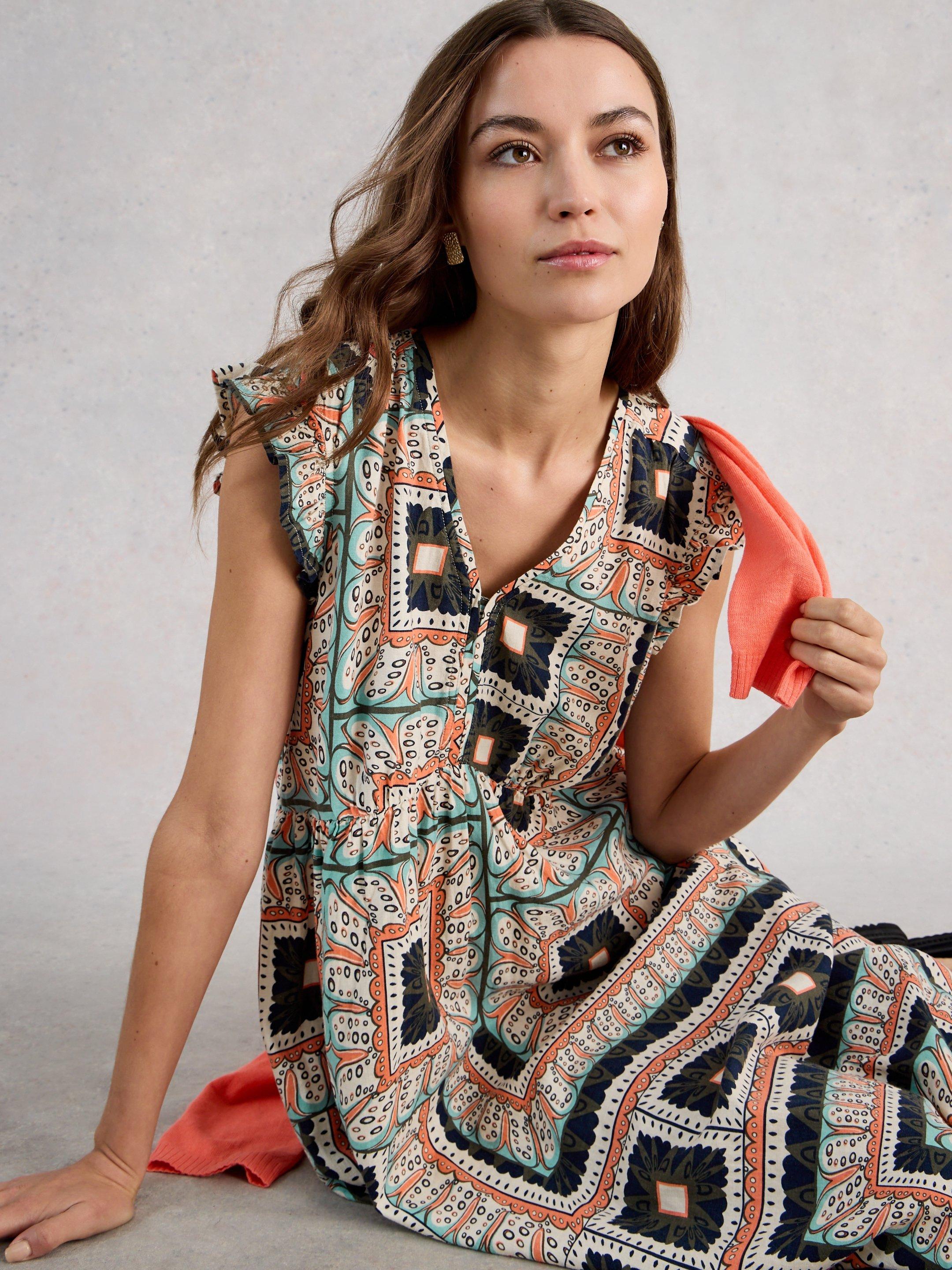 Shop Lorna Linen Blend Maxi Dress