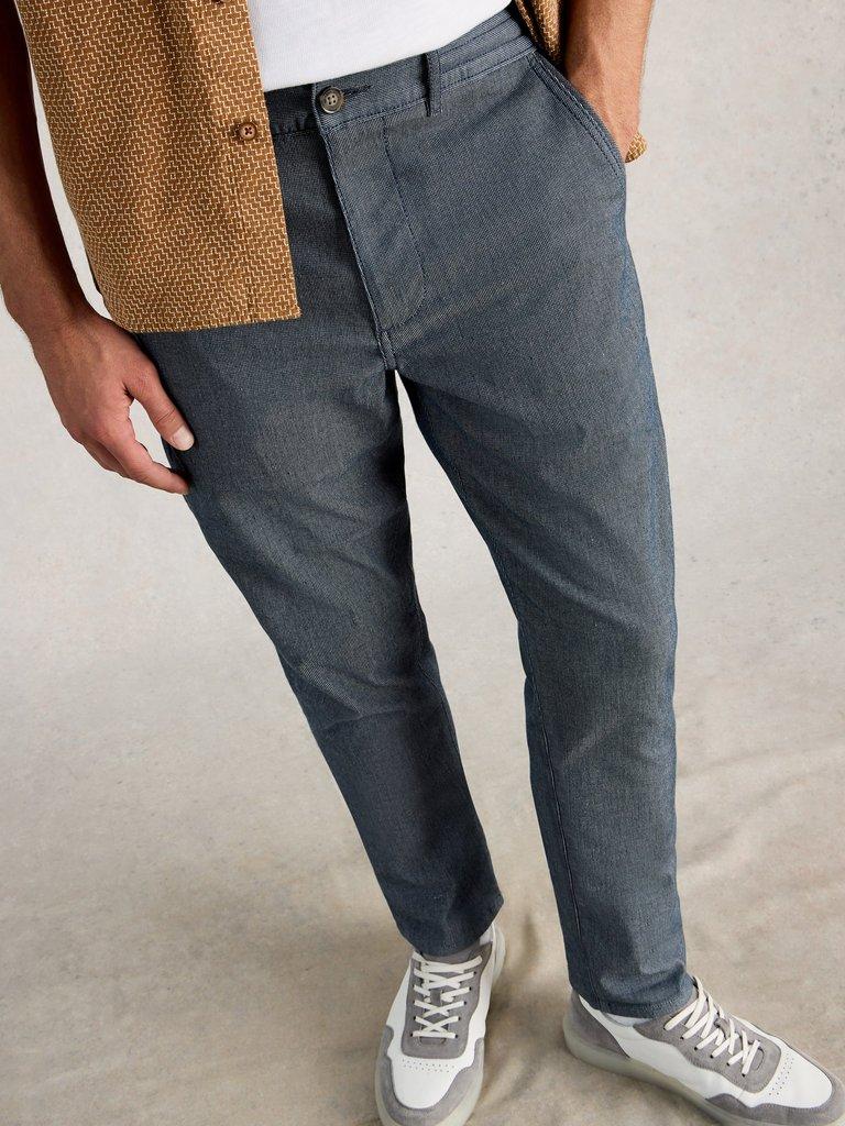 Striped Drawstring Chino in DENIM MLT - LIFESTYLE