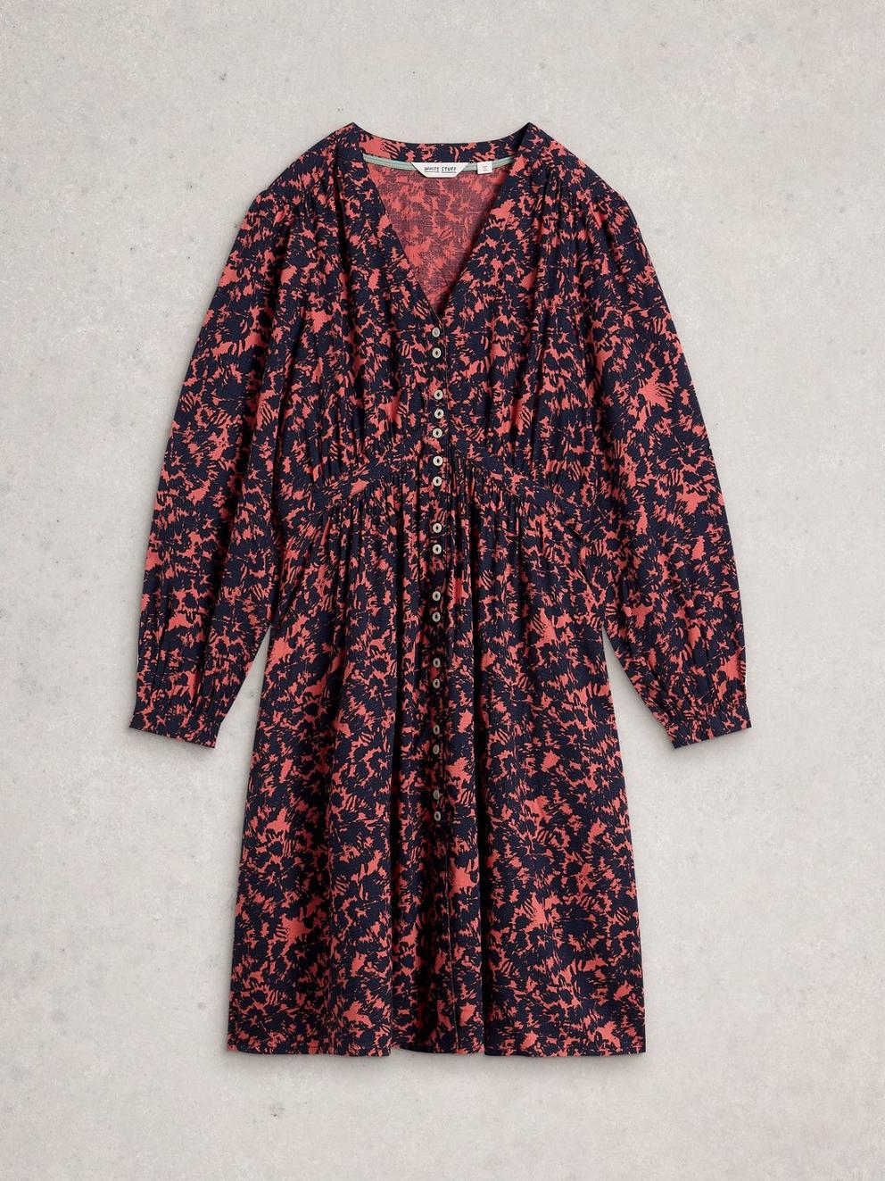 Phoebs Dress in PINK MLT - FLAT FRONT