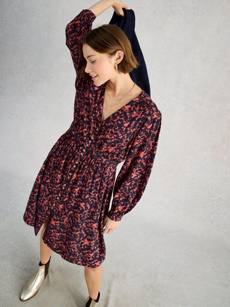 Phoebs Dress in PINK MLT - LIFESTYLE