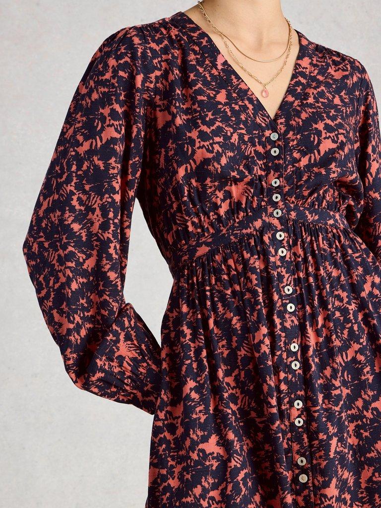 Phoebs Dress in PINK MLT - MODEL DETAIL