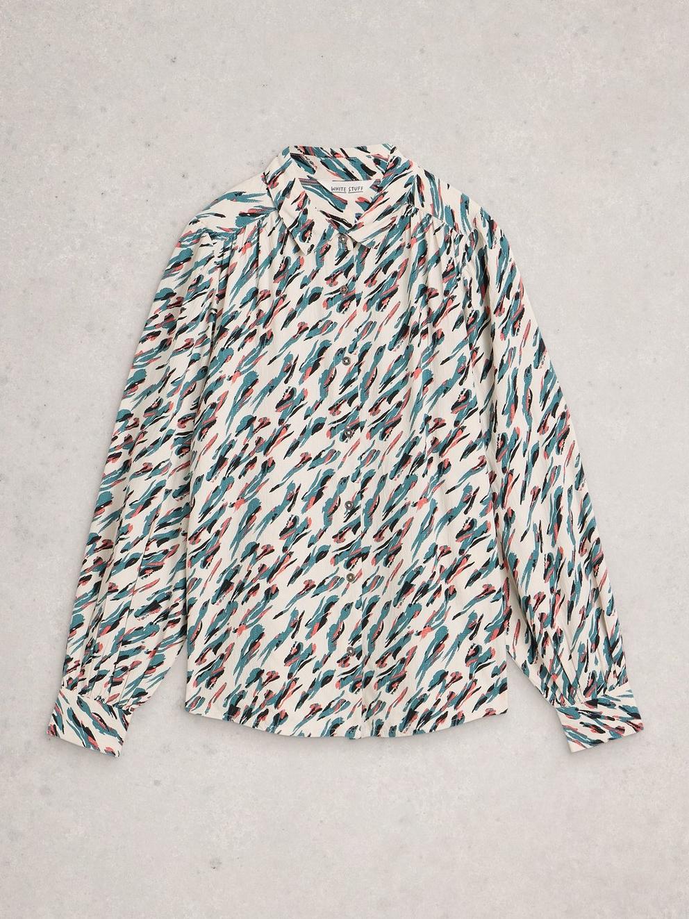 Sienna Shirt in IVORY PR - FLAT FRONT