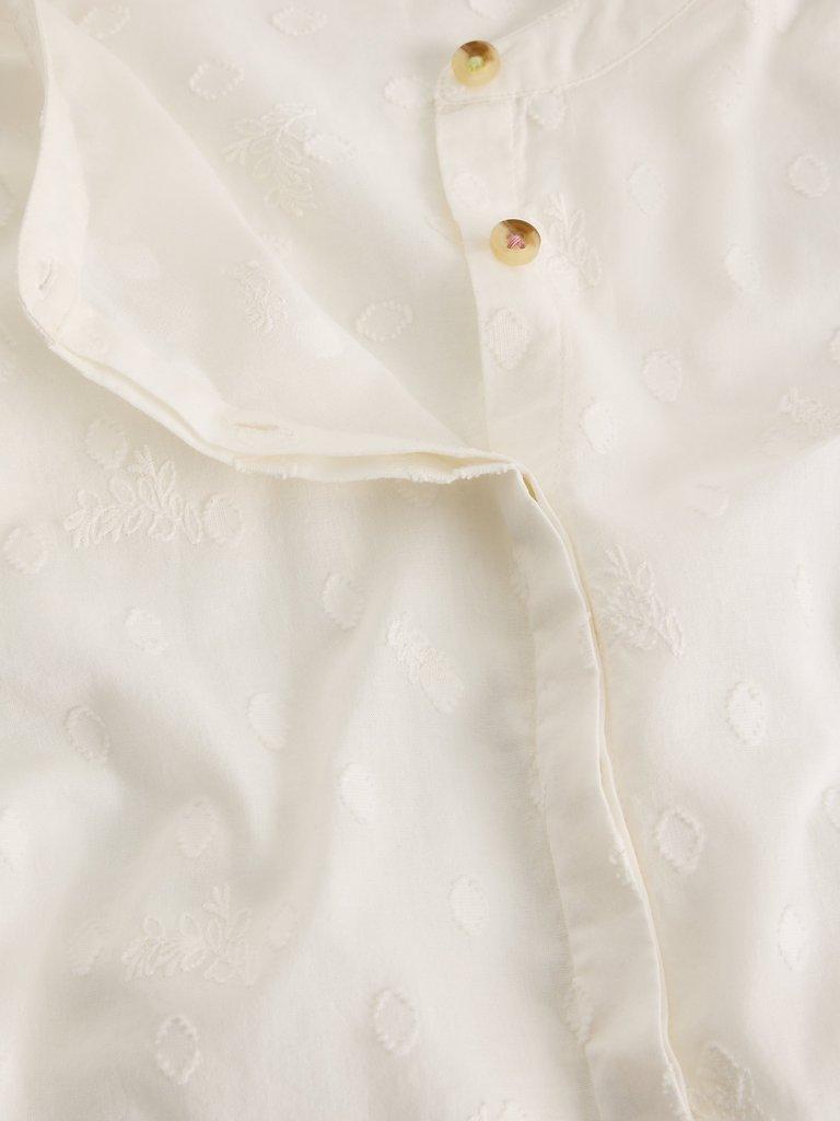 Lana Top in PALE IVORY - FLAT DETAIL