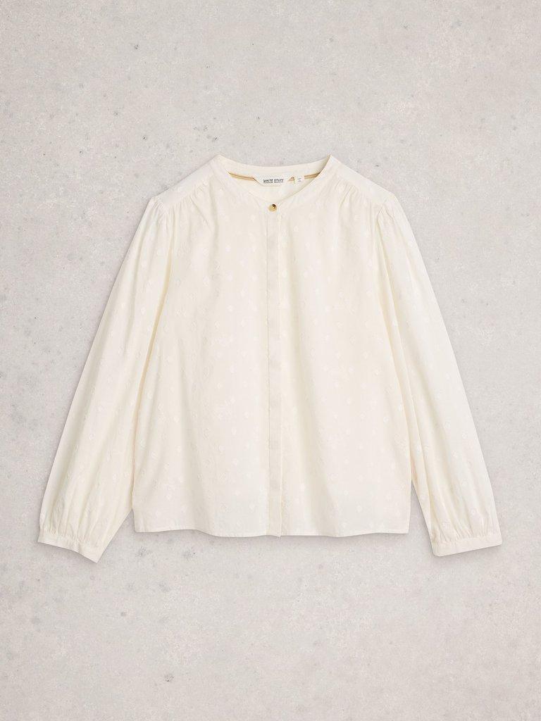 Lana Top in PALE IVORY - FLAT FRONT