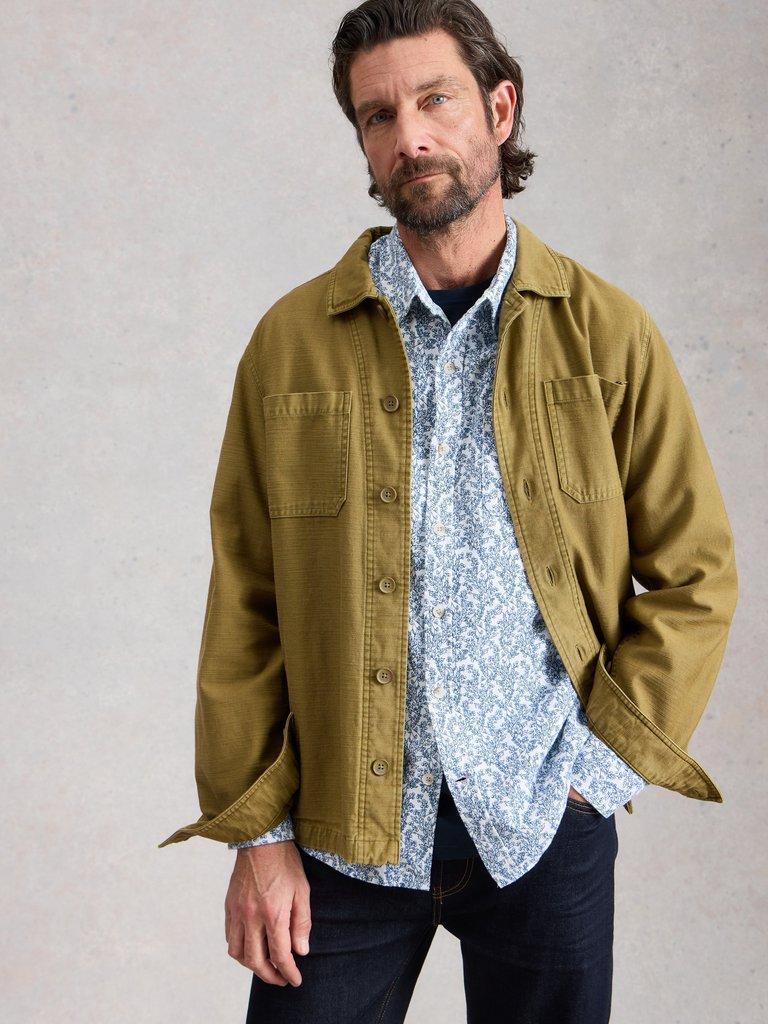 Finsbury Vine Printed Shirt in WHITE PR - LIFESTYLE