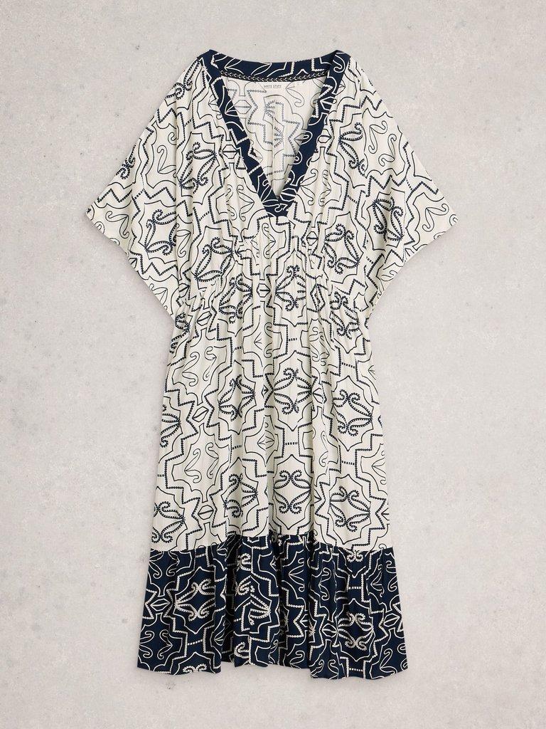 Otterley Beach Dress in IVORY PR - FLAT FRONT