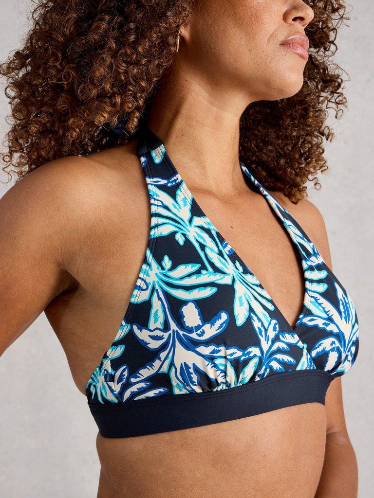 Valley Swim Bikini Top in NAVY PR - MODEL DETAIL