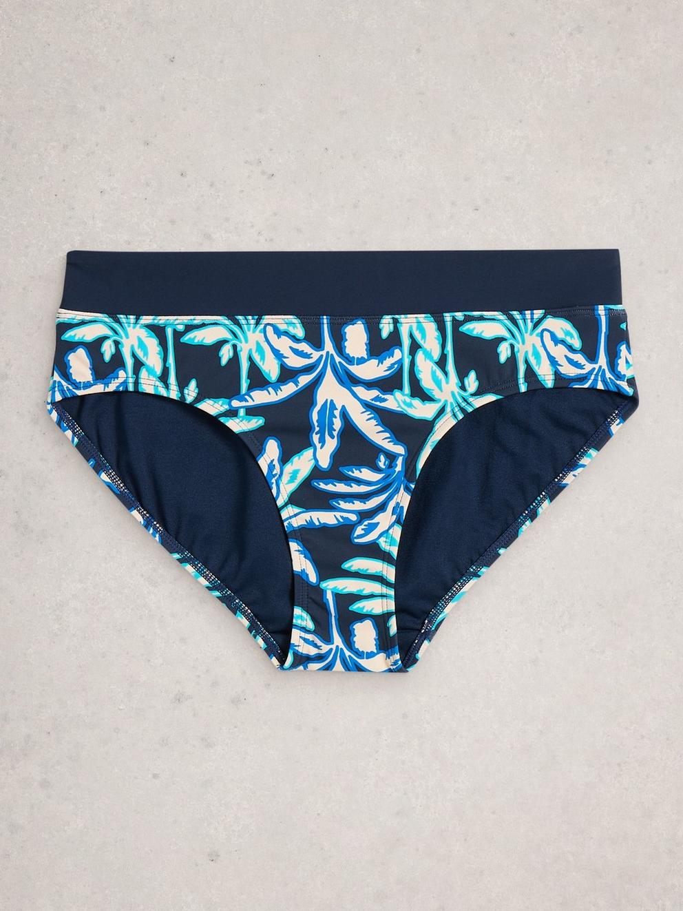 Valley Swim Bikini Bottom in NAVY PR - FLAT FRONT