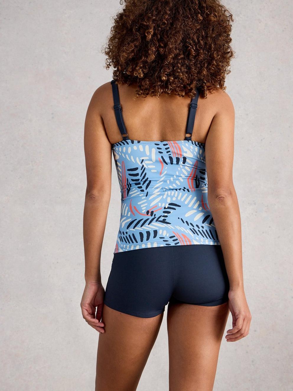 Womens Swim Bay Short in DARK NAVY - MODEL BACK