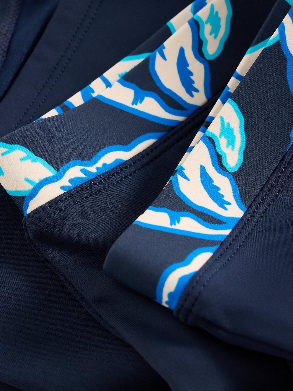 Womens Swim Bay Short in NAVY PR - FLAT DETAIL