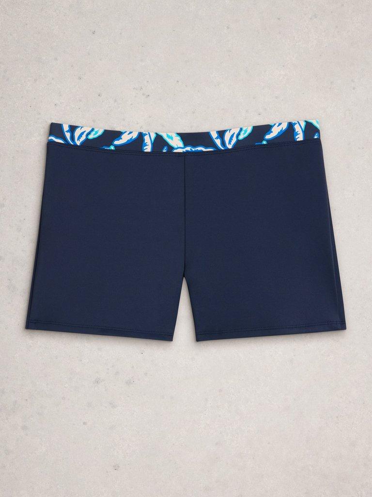 Womens Swim Bay Short in NAVY PR - FLAT FRONT