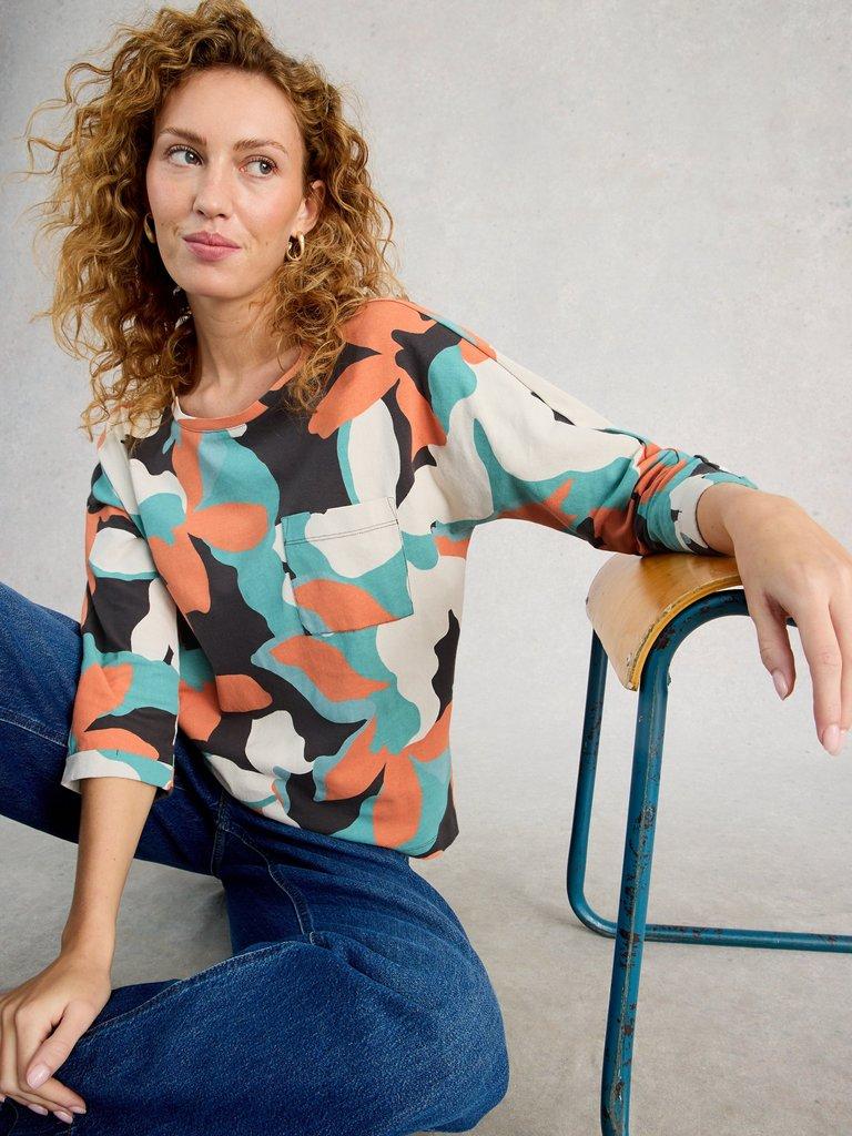 DEMI CREW NECK DOLMAN TOP in GREY PR - LIFESTYLE