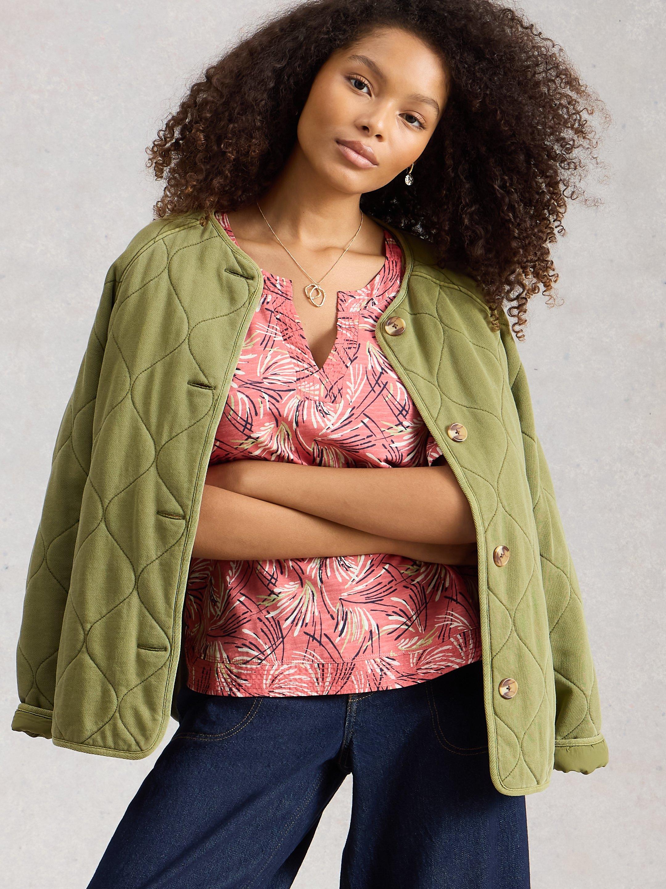 Shop Weaver Notch Neck Tee