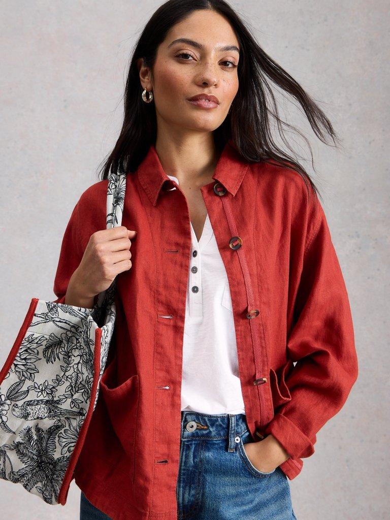 CECILY SLEEVELESS SHIRT in BRIL WHITE - LIFESTYLE