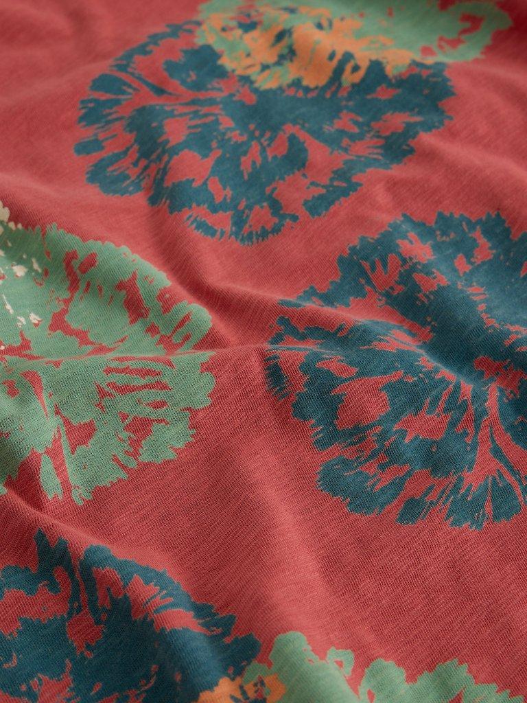 CLARA LONG SLEEVE TEE CREW NECK in PINK PR - FLAT DETAIL