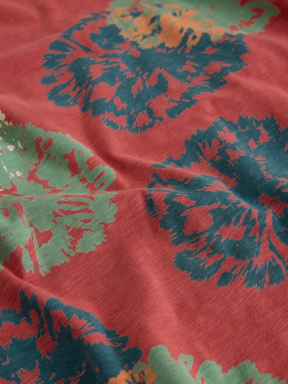 CLARA LONG SLEEVE TEE CREW NECK in PINK PR - FLAT DETAIL