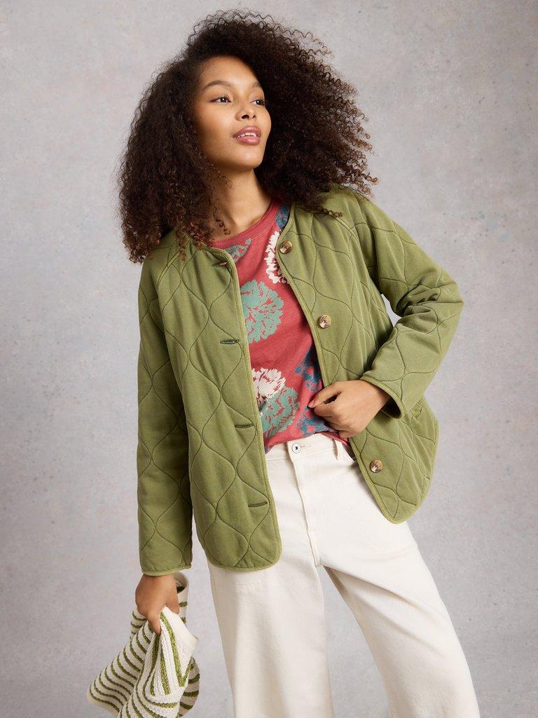 CLARA LONG SLEEVE TEE CREW NECK in PINK PR - LIFESTYLE