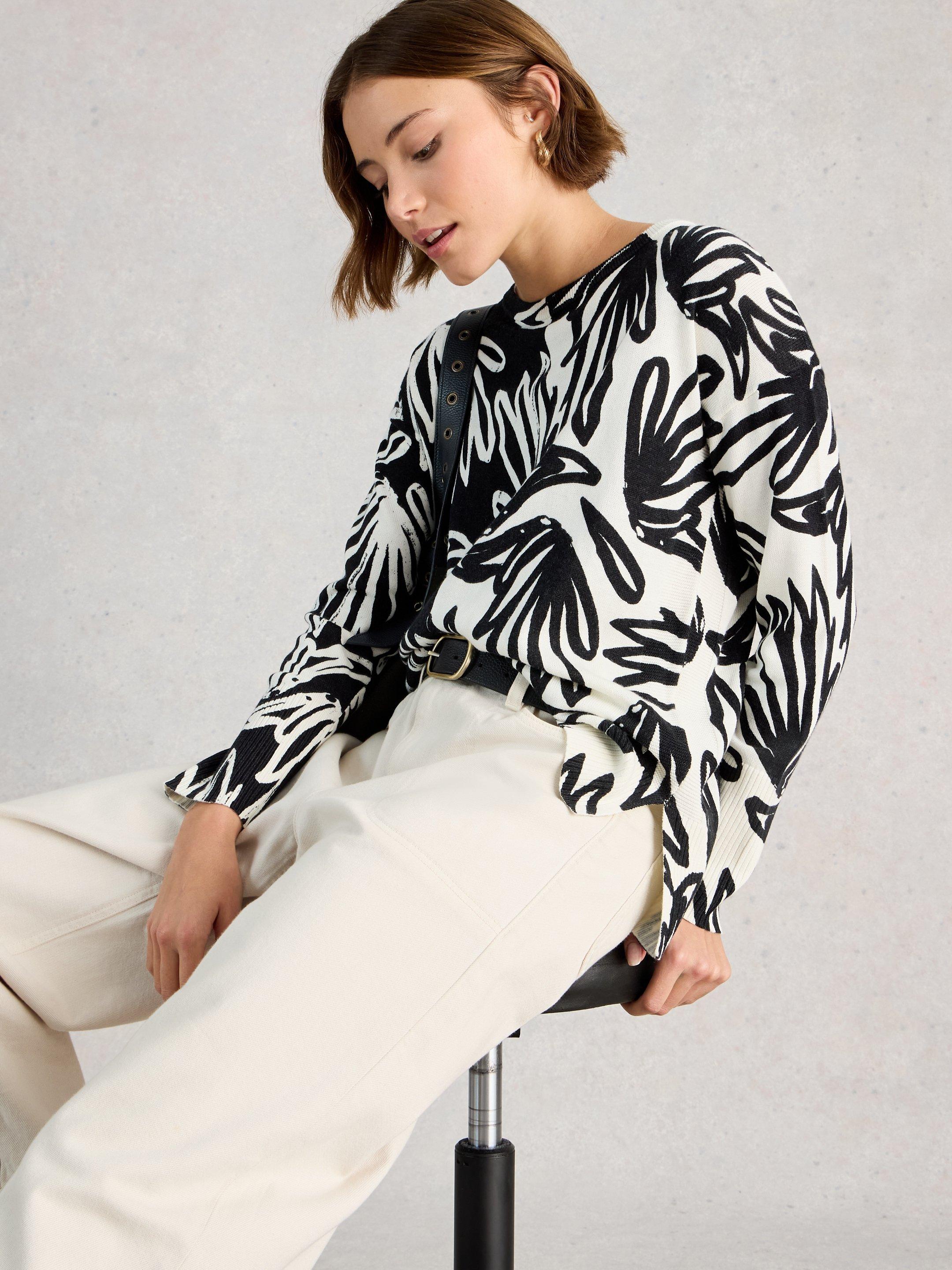 Shop Olive Print Jumper