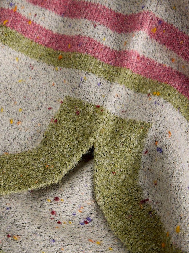 TALIA NEP STRIPE JUMPER in GREY MLT - FLAT DETAIL