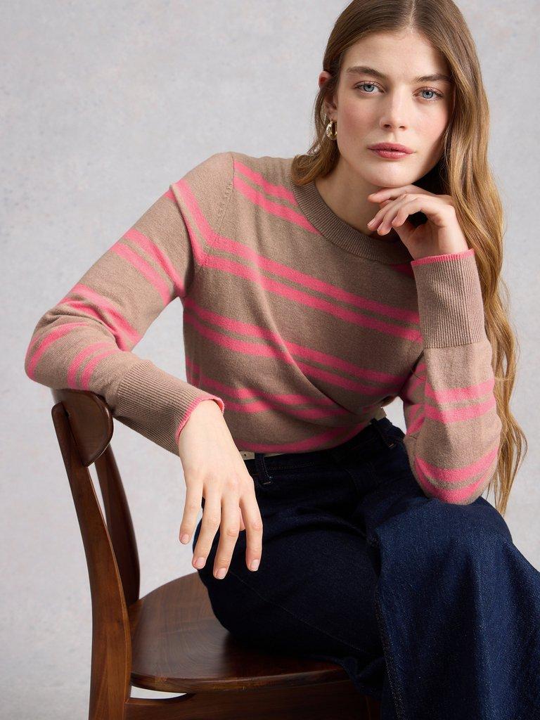 KATIE STRIPED JUMPER in NAT MLT - LIFESTYLE