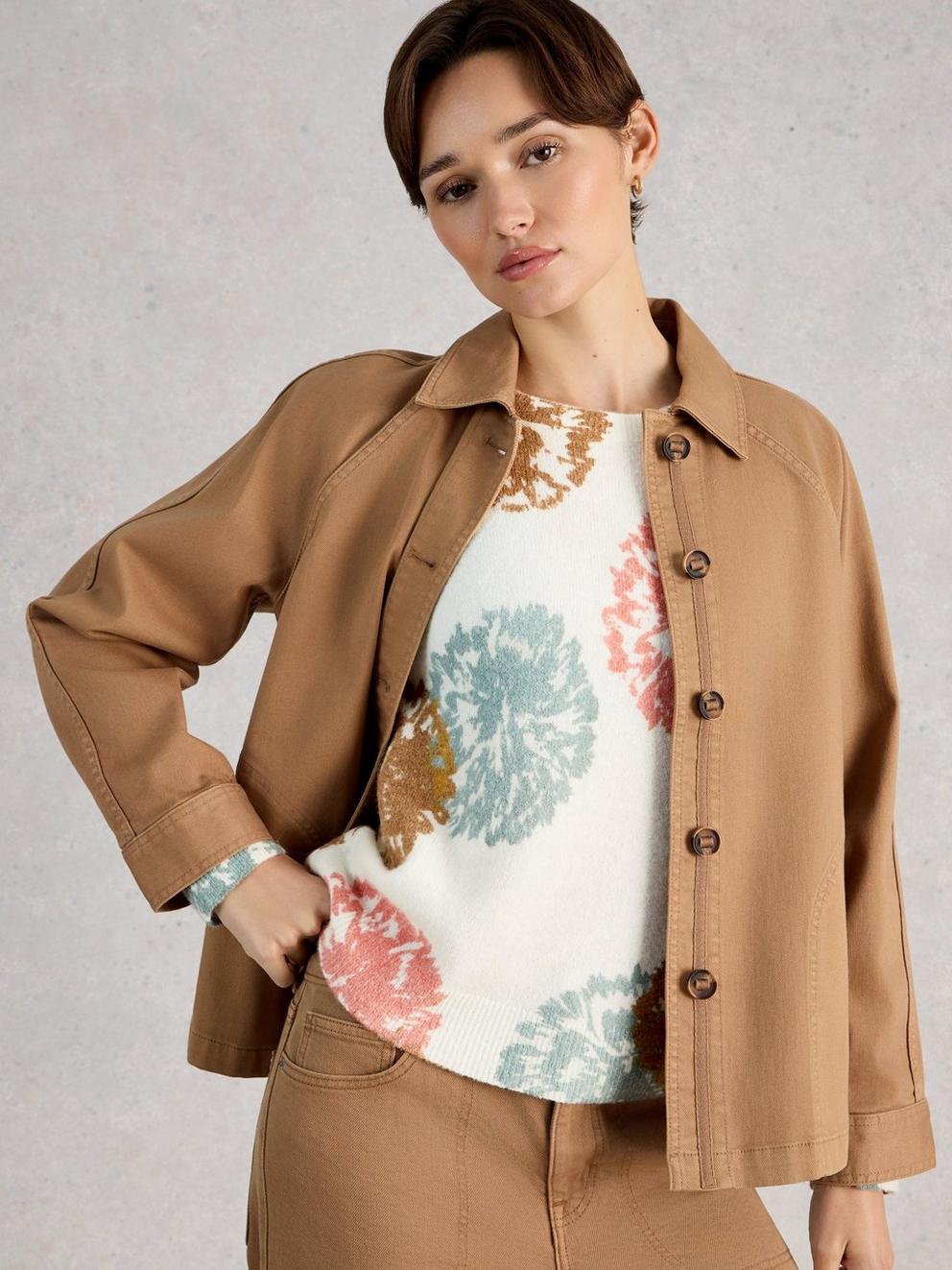 JODIE PRINT JUMPER in IVORY PR - LIFESTYLE