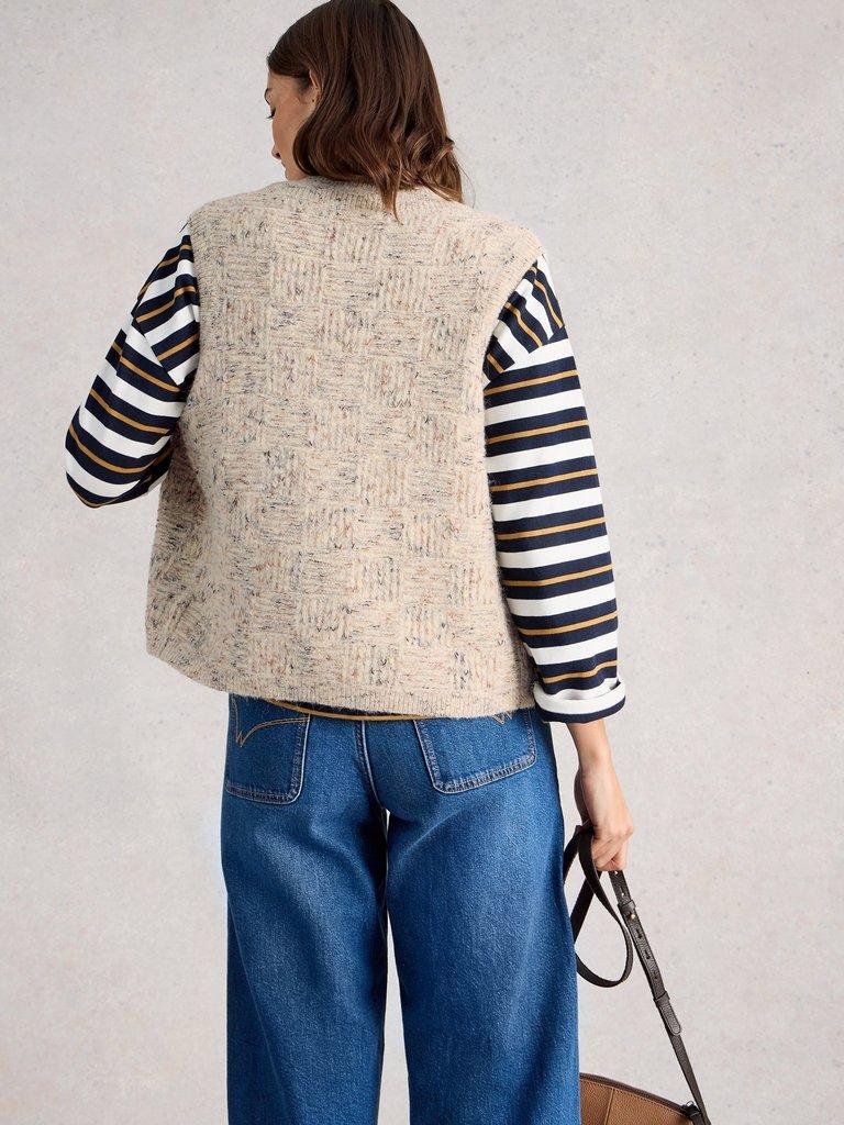 NINA NEP TANK in LGT NAT - MODEL BACK