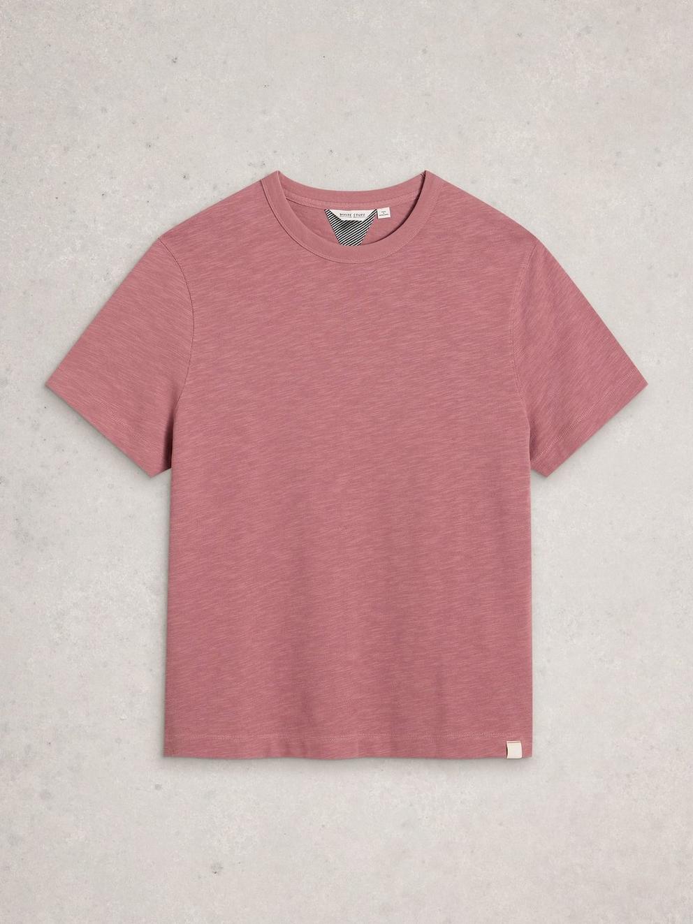 Harrington Relaxed Tee in LGT PINK - FLAT FRONT